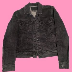 lucky brand black denim jacket